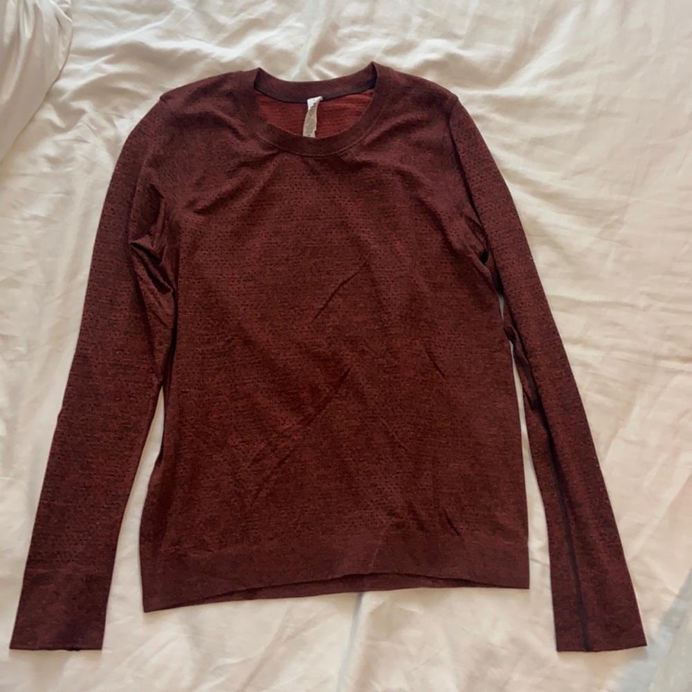 lululemon swiftly breathe long sleeve size 6
